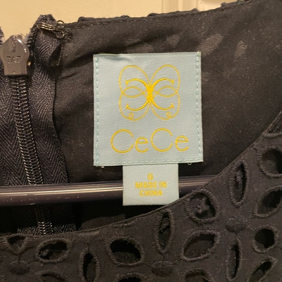 CeCe Cynthia Steffe Claiborne Eyelet A Line Dress - Picture 6 of 9